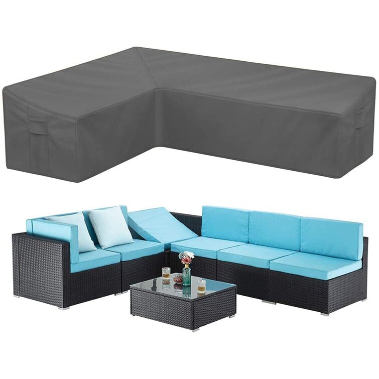 L shaped outdoor online sectional